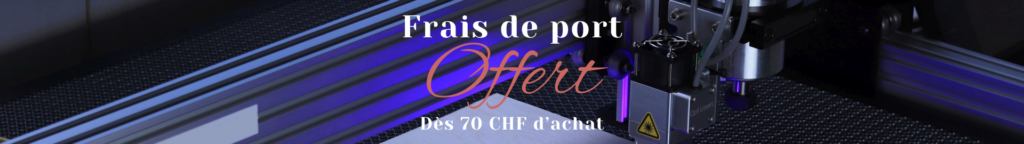 Gravure personnalisée en Suisse : Offrez des cadeaux uniques 2 Frais de port 1920 x 270 px 1