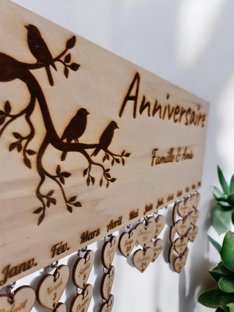 Gravure personnalisée en Suisse : Offrez des cadeaux uniques 1 calendrier